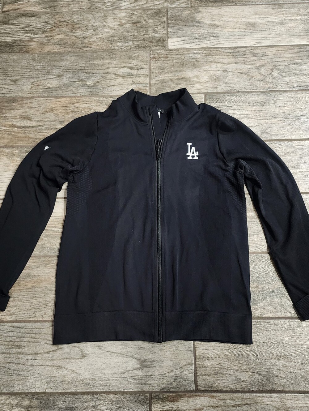 MLB Los Angeles Dodgers Baseball black zip-up jacket in Large level Wear Womens
